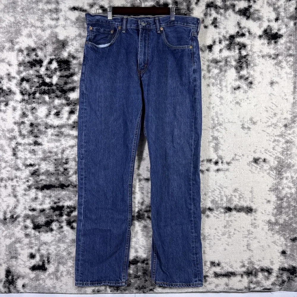 Minimal Simple Levis 505 Jeans Mens Size 36x34 Straight Leg Classic US Jeans Y2k